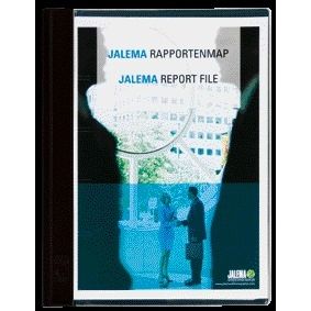 Jalema - Dossier de présentation Djois avec fermeture rapide et plaque de recouvrement A4 noir | 10 pièces