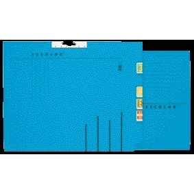 Quantore - Sammelmappe Djois A4 seitlich recycelt blau