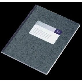 Atlanta - Notizbuch Djois geklebt 210x165 128 Seiten liniert grau