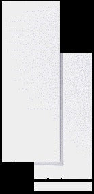 Djois - Bande cavalier pour dossiers suspendus 100mm blanc 25 pièces