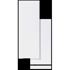 Djois - Bande cavalier pour dossiers suspendus 100mm blanc 25 pièces