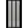 Djois - Elément de tableau de planification taille 3 77mm 35 emplacements gris | 3 pièces