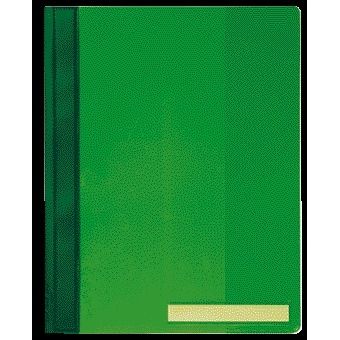 Durable -  Snelhechter A4 PVC extra breed groen | 25 stuks