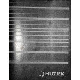 Qbasic -  Muziekschrift a5 36blz 70gr zw | 10 stuks