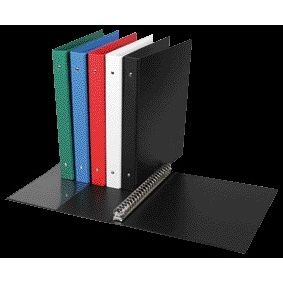 Quantore - Classeur à anneaux A4 23 anneaux O-mech 19mm PP assortis | 20 pièces