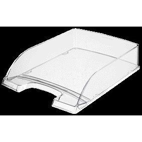 Leitz - Corbeille à courrier Plus A4 transparent
