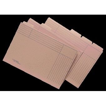Jalema - Chemise intérieure Djois à onglets folio beige