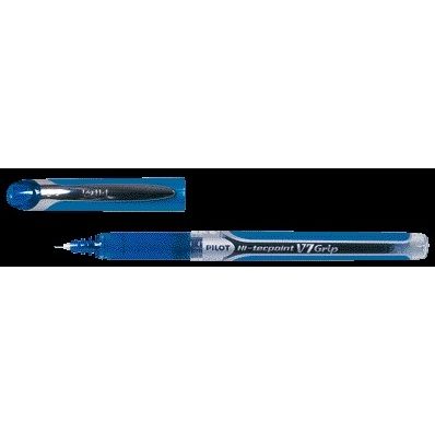 Pilot - Stylo roller Hi-Tecpoint Grip V7 moyen bleu | 12 pièces