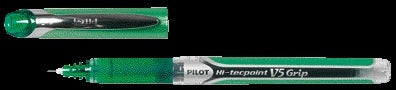 Pilot - Tintenroller Hi-Tecpoint V5 Grip fein grün | 12 Stück