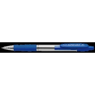 Pilot - Super Grip Kugelschreiber mittelblau | 12 Stück