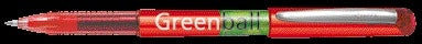 Pilot - Stylo roller Greenball Begreen moyen rouge | 10 pièces