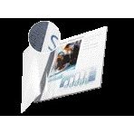 Leitz - Couverture de reliure 3,5 mm couverture souple bleu 10 pièces