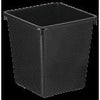 Vepa Bins - Poubelle à papier plastique carré s 27 litres noir | 4 pièces