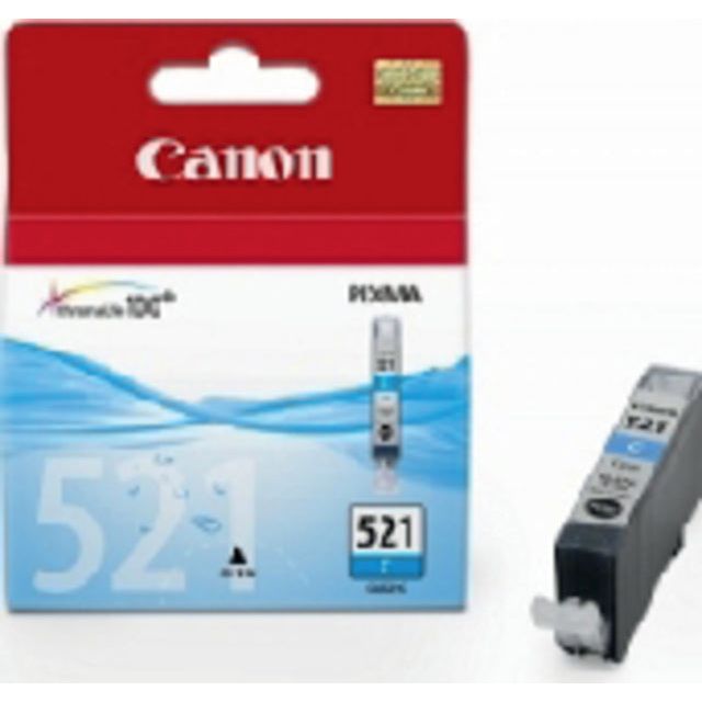 Canon - Inkcartridge CLI -521C, 448 pages, OEM 2934b001, cyan