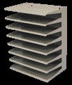 Vepa Bins - Rack de tri 8 pièces gris