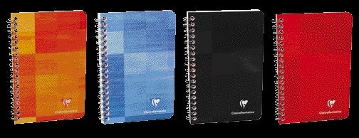 Clairefontaine - Notizbuch 75x120mm Spirallinie | 10 Stück