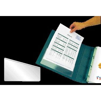 Quantore - Insert sachet Djois U-folder 217x130mm autocollant PP transparent 5 pièces