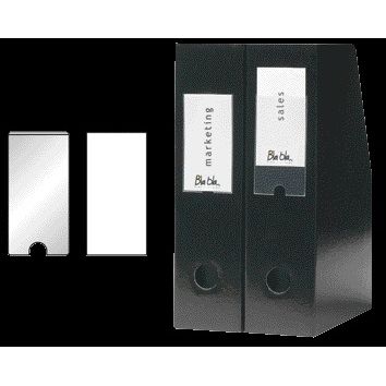 3L - Porte-étiquette Djois 55x150mm autocollant transparent 6 pièces