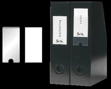 Quantore - Porte-étiquette Djois 55x150mm autocollant transparent 6 pièces