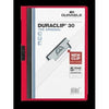 Durable -  Klemmap Duraclip A4 3mm 30 vellen rood