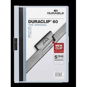 Durable -  Klemmap  duraclip a4 6mm 60v bl | 25 stuks