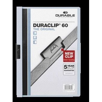 Durable -  Klemmap  duraclip a4 6mm 60v bl | 25 stuks