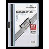 Durable -  Klemmap  duraclip a4 6mm 60v bl | 25 stuks