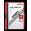 Durable - Klemmap Duraclip A4 6mm 60 feuilles rouge | 25 pièces