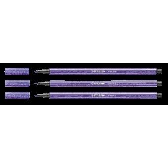 STABILO - Feutre 68/55 violet moyen | 10 pièces