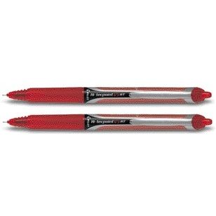 Pilot - Stylo roller Hi-Tecpoint V5 RT fin rouge