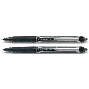 Pilot - Stylo roller Hi-Tecpoint V7 RT moyen noir | 12 pièces