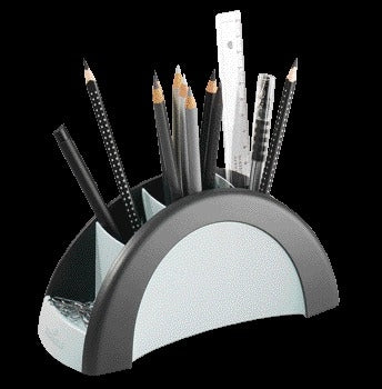 Durable - Trousse Vegas 5 compartiments noir/gris