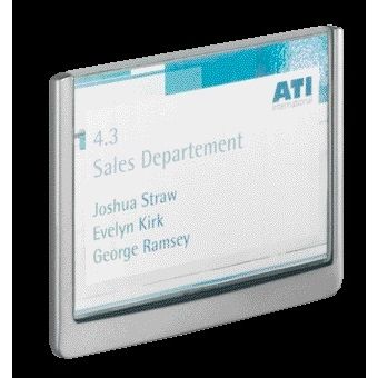 Durable -  Deurbordje  click sign 149x105.5mm grafiet | 5 stuks