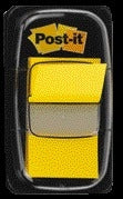 Post-it - Onglets 680 25,4x43,2mm jaune | 12 pièces