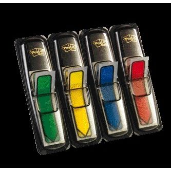 Post-it - Onglets 684 11,9x43,1mm flèche assorties | 6 pièces
