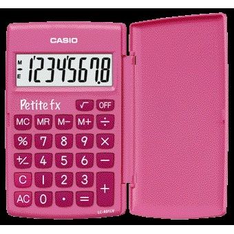 Casio - Calculatrice école primaire rose