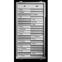 Legamaster - Anwesend-Abwesend-Schild 770x260mm 30 Namen