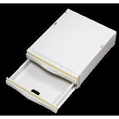 Djois - Selcassette avec 2 tiroirs mi-hauteur gris | 6 pièces