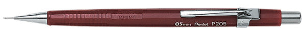 Pentel - Portemine P205 HB 0.5mm rouge