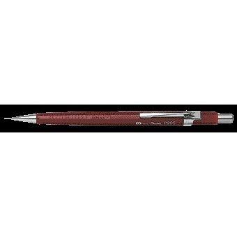 Pentel - Porte-mine P205 HB 0.5mm rouge | 12 pièces
