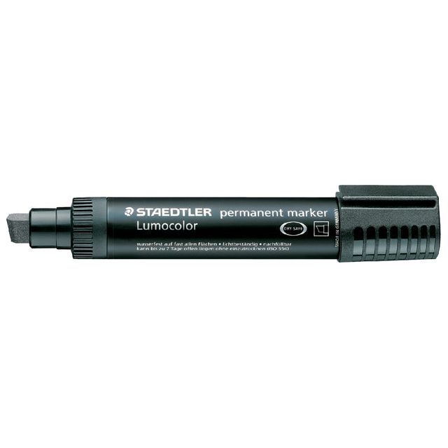 Staedtler - Viltstift lumocolor 388 blokpunt 10mm zw