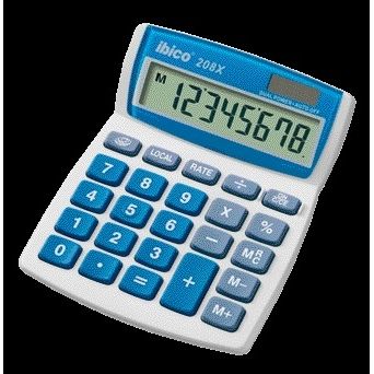 Ibico - Calculatrice 208X | 20 pièces