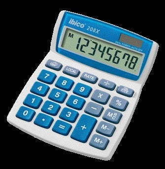Ibico - Calculatrice 208X | 20 pièces
