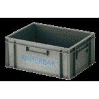Vepa Bins - Poubelle de collecte de papier plastique 40x30x17,5cm gris