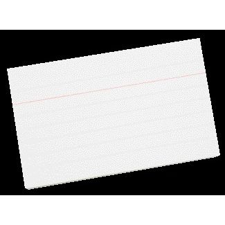 Qbasic - Systemkarte 90x55mm Linie + rote Kopflinie 210gr weiß 100 Blatt