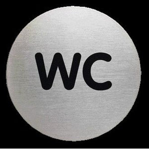 Durable -  Infobord pictogram  wc rond 83mm
