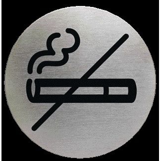 Durable -  Infobord pictogram  niet roken rond 83mm
