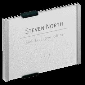 Durable - Plaque de porte 149x105mm