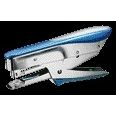 Leitz -  55450033 nietmachine Blauw, Metallic
