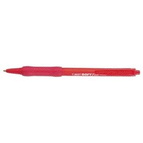 BIC -  Balpen  soft feel clic m rood